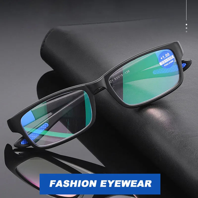 Retro Sports Blue Light Blocking Reading Glasses Unisex